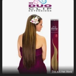 Never worn hair extensions.human hair. Carmel golden highlights,light brown hair